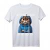 Nett kann ich auch Spruch T-Shirt - Lustiges Witziges Katzen Statement Outfit für Arbeit, Freunde & Geschenkideen