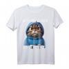 Lustiges Katzen T-Shirt mit Spruch – Ironisches Geschenk für Kollegen, Teenager & Katzenliebhaber