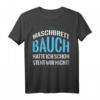 Lustiges T-Shirt mit Spruch: 'Meine Problemzone liegt wenigstens nicht hinter der Stirn' – Perfektes Geschenk für Übergewichtige und Selbstironie