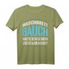Lustiges T-Shirt mit Spruch: 'Meine Problemzone liegt wenigstens nicht hinter der Stirn' – Perfektes Geschenk für Übergewichtige und Selbstironie