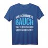 Lustiges T-Shirt mit Spruch: 'Meine Problemzone liegt wenigstens nicht hinter der Stirn' – Perfektes Geschenk für Übergewichtige und Selbstironie