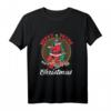Lustiges Merry Drunk Christmas X-Mas Baum Neujahr Weihnachtsmann T-Shirt – Humorvolles Geschenk für Familie & Freunde zu Weihnachten, Geburtstag und besonderen Anlässen