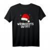 Lustiges Weihnachtsoutfit Damen & Herren mit Nikolaus Design – Perfekt für Weihnachten, Neujahr & Festliche Feiern
