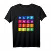 Poppiges Silvester Neujahr Party Outfit - Buntes Happy New Year 2021 T-Shirt für Damen, Herren und Kinder, perfekt für die Silvesterparty und Feuerwerk