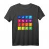 Poppiges Silvester Neujahr Party Outfit - Buntes Happy New Year 2021 T-Shirt für Damen, Herren und Kinder, perfekt für die Silvesterparty und Feuerwerk
