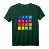 Poppiges Silvester Neujahr Party Outfit - Buntes Happy New Year 2021 T-Shirt für Damen, Herren und Kinder, perfekt für die Silvesterparty und Feuerwerk