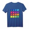 Poppiges Silvester Neujahr Party Outfit - Buntes Happy New Year 2021 T-Shirt für Damen, Herren und Kinder, perfekt für die Silvesterparty und Feuerwerk