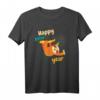 Silvester Party Outfit Happy New Year Faultier T-Shirt – Lustiges Neujahrskleid für Faultierliebhaber und Feiernde