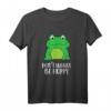 Frosch Don't Worry Be Hoppy Lustiges Frosch T-Shirt für Kinder & Erwachsene – Perfektes Geschenk für Froschliebhaber