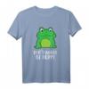 Frosch Don't Worry Be Hoppy Lustiges Frosch T-Shirt für Kinder & Erwachsene – Perfektes Geschenk für Froschliebhaber