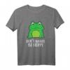 Frosch Don't Worry Be Hoppy Lustiges Frosch T-Shirt für Kinder & Erwachsene – Perfektes Geschenk für Froschliebhaber