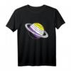 Nicht Binär Flagge Astronauten Geschenk Space - Unterstützendes T-Shirt für Nicht-Binäre, LGBTQ+ & Genderqueer, Perfekt für Geburtstag & Weihnachten