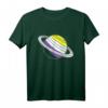 Nicht Binär Flagge Astronauten Geschenk Space - Unterstützendes T-Shirt für Nicht-Binäre, LGBTQ+ & Genderqueer, Perfekt für Geburtstag & Weihnachten