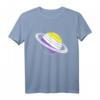 Nicht Binär Flagge Astronauten Geschenk Space - Unterstützendes T-Shirt für Nicht-Binäre, LGBTQ+ & Genderqueer, Perfekt für Geburtstag & Weihnachten
