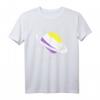 Nicht Binär Flagge Astronauten Geschenk Space - Unterstützendes T-Shirt für Nicht-Binäre, LGBTQ+ & Genderqueer, Perfekt für Geburtstag & Weihnachten