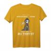 Bitte Lass Hirn Regnen Oder Steine T-Shirt - Sarkastischer Spruch mit Grim Reaper und schwarzem Humor