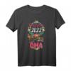 Rentnerin 2022 Oma Großmutter Damen Frauen T-Shirt – Lustiges Geschenk zum Ruhestand, Weihnachten, Vatertag & Geburtstag für Senioren und Großeltern