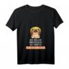 Lustiges Damen Yoga Mops T-Shirt mit V-Ausschnitt - Humorvolles Freizeit- und Bürooutfit mit Spruch für innere Ruhe