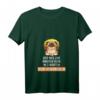 Lustiges Damen Yoga Mops T-Shirt mit V-Ausschnitt - Humorvolles Freizeit- und Bürooutfit mit Spruch für innere Ruhe