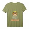 Lustiges Damen Yoga Mops T-Shirt mit V-Ausschnitt - Humorvolles Freizeit- und Bürooutfit mit Spruch für innere Ruhe