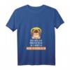 Lustiges Damen Yoga Mops T-Shirt mit V-Ausschnitt - Humorvolles Freizeit- und Bürooutfit mit Spruch für innere Ruhe