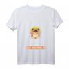 Lustiges Damen Yoga Mops T-Shirt mit V-Ausschnitt - Humorvolles Freizeit- und Bürooutfit mit Spruch für innere Ruhe