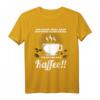 Lustiges Der frühe Vogel Kaffee Sprüche T-Shirt mit Kaffeebohnen Motiv – Perfektes Geschenk für Kaffeeliebhaber und Morgenmuffel