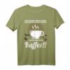 Lustiges Der frühe Vogel Kaffee Sprüche T-Shirt mit Kaffeebohnen Motiv – Perfektes Geschenk für Kaffeeliebhaber und Morgenmuffel