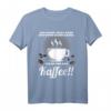 Lustiges Der frühe Vogel Kaffee Sprüche T-Shirt mit Kaffeebohnen Motiv – Perfektes Geschenk für Kaffeeliebhaber und Morgenmuffel