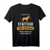 Staffordshire Bullterrier Lustiges Hundesprüche T-Shirt im Vintage Retro Stil – Perfekt für Hundebesitzer & Stafford Terrier Fans