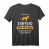 Staffordshire Bullterrier Lustiges Hundesprüche T-Shirt im Vintage Retro Stil – Perfekt für Hundebesitzer & Stafford Terrier Fans