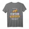 Staffordshire Bullterrier Lustiges Hundesprüche T-Shirt im Vintage Retro Stil – Perfekt für Hundebesitzer & Stafford Terrier Fans