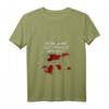 Damen Halloween Blutig T-Shirt mit V-Ausschnitt - Lustiges, Sarkastisches Horror-Shirt für Halloween-Partys