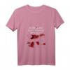 Damen Halloween Blutig T-Shirt mit V-Ausschnitt - Lustiges, Sarkastisches Horror-Shirt für Halloween-Partys