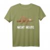 Lustiges Faultier T-Shirt mit Spruch NICHT HEUTE – Perfekt für Morgenmuffel, Faulpelze & Relaxer
