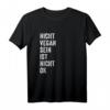 Vegan Spruch HapDeer T-Shirt – Lustiges veganes Geschenk für Veganer, Familie & Freunde zum Geburtstag oder Weihnachten
