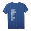 Vegan Spruch HapDeer T-Shirt – Lustiges veganes Geschenk für Veganer, Familie & Freunde zum Geburtstag oder Weihnachten