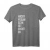 Vegan Spruch HapDeer T-Shirt – Lustiges veganes Geschenk für Veganer, Familie & Freunde zum Geburtstag oder Weihnachten