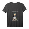 Damen T-Shirt mit Spruch 'Ich Bin Nicht Stur Nur Meinungsstabil' – Lustiges Pinguin Design, perfektes Geschenk für Frauen und Kollegen