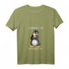 Damen T-Shirt mit Spruch 'Ich Bin Nicht Stur Nur Meinungsstabil' – Lustiges Pinguin Design, perfektes Geschenk für Frauen und Kollegen