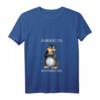Damen T-Shirt mit Spruch 'Ich Bin Nicht Stur Nur Meinungsstabil' – Lustiges Pinguin Design, perfektes Geschenk für Frauen und Kollegen