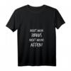 Damen Nicht Mein Zirkus Nicht Meine Affen Konfetti Spruch T-Shirt mit V-Ausschnitt – Lustiges Geschenk für Affen- und Zirkusliebhaber