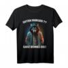 Guten Morgen? Ganz Dünnes Eis! Lustiges Wolf Kaffee T-Shirt – Sarkastisches Geschenk für Morgenmuffel, Arbeitskollegen & Tierliebhaber