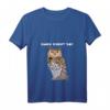 Damen Uhu T-Shirt | Guck nicht so | Lustiges Eulen Geschenk mit V-Ausschnitt für Geburtstag & Weihnachten