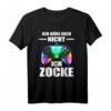 Ich höre dich nicht ich zocke Gaming T-Shirt - Originelles Geschenk für leidenschaftliche Gamer zu Geburtstag & Weihnachten