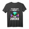 Ich höre dich nicht ich zocke Gaming T-Shirt - Originelles Geschenk für leidenschaftliche Gamer zu Geburtstag & Weihnachten