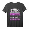 Finger Weg Ich Habe Eine Verrückte Schwester T-Shirt - Lustiges Geschenk zum HapDeer & für Geschwister