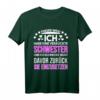 Finger Weg Ich Habe Eine Verrückte Schwester T-Shirt - Lustiges Geschenk zum HapDeer & für Geschwister