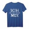 Ich muss gar nix Lustiges Spruch T-Shirt für Arbeit, Schule & Freizeit – Retro Vintage Design für Herren und Damen