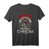Biker werden nicht Grau das ist Chrom Motorradfahrer T-Shirt - Lustiges Geschenk für Biker, Väter & Opas zum Geburtstag